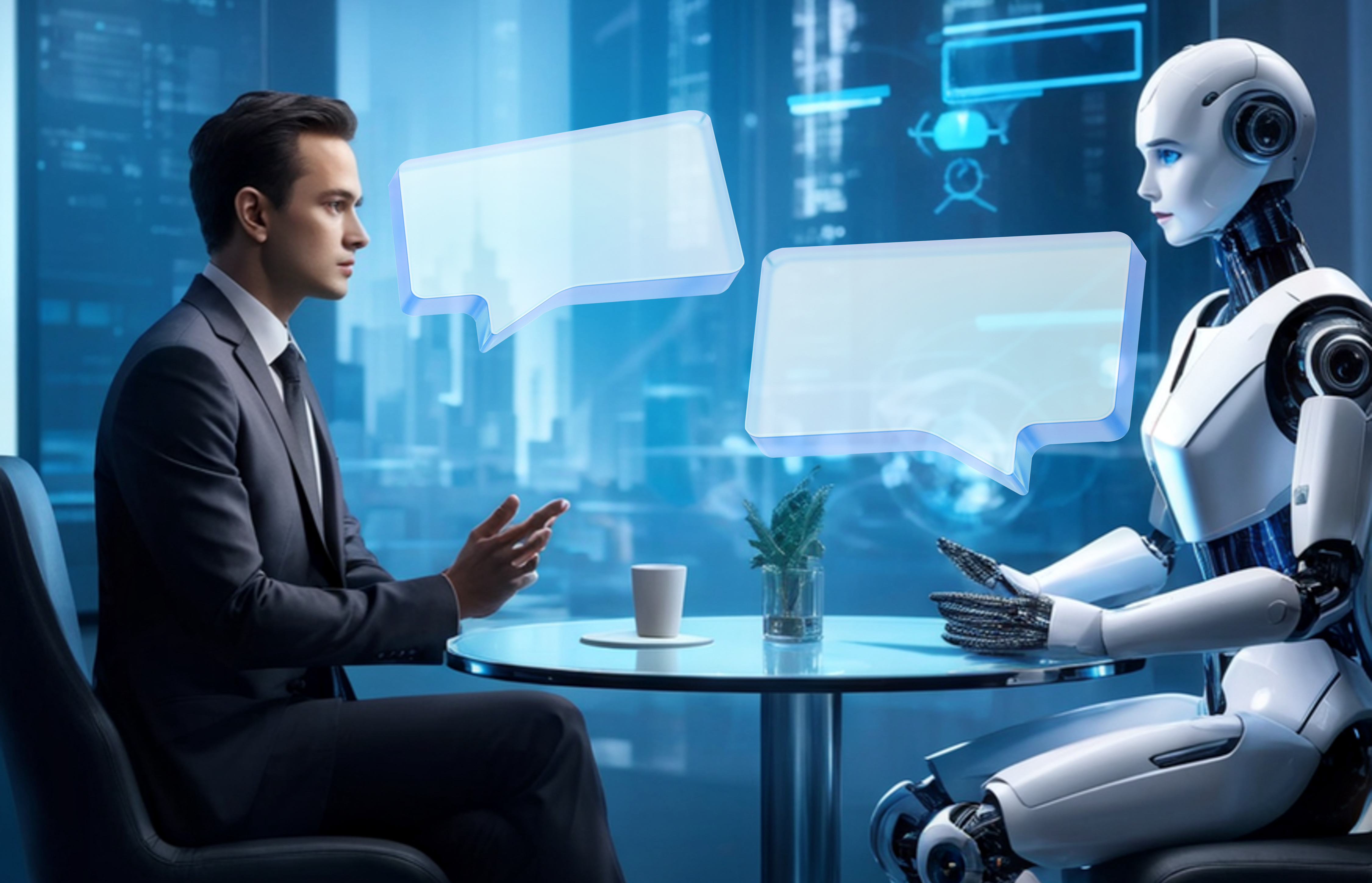 People and machines work together