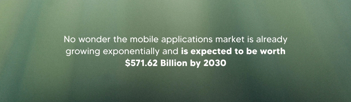 mobile application market growing